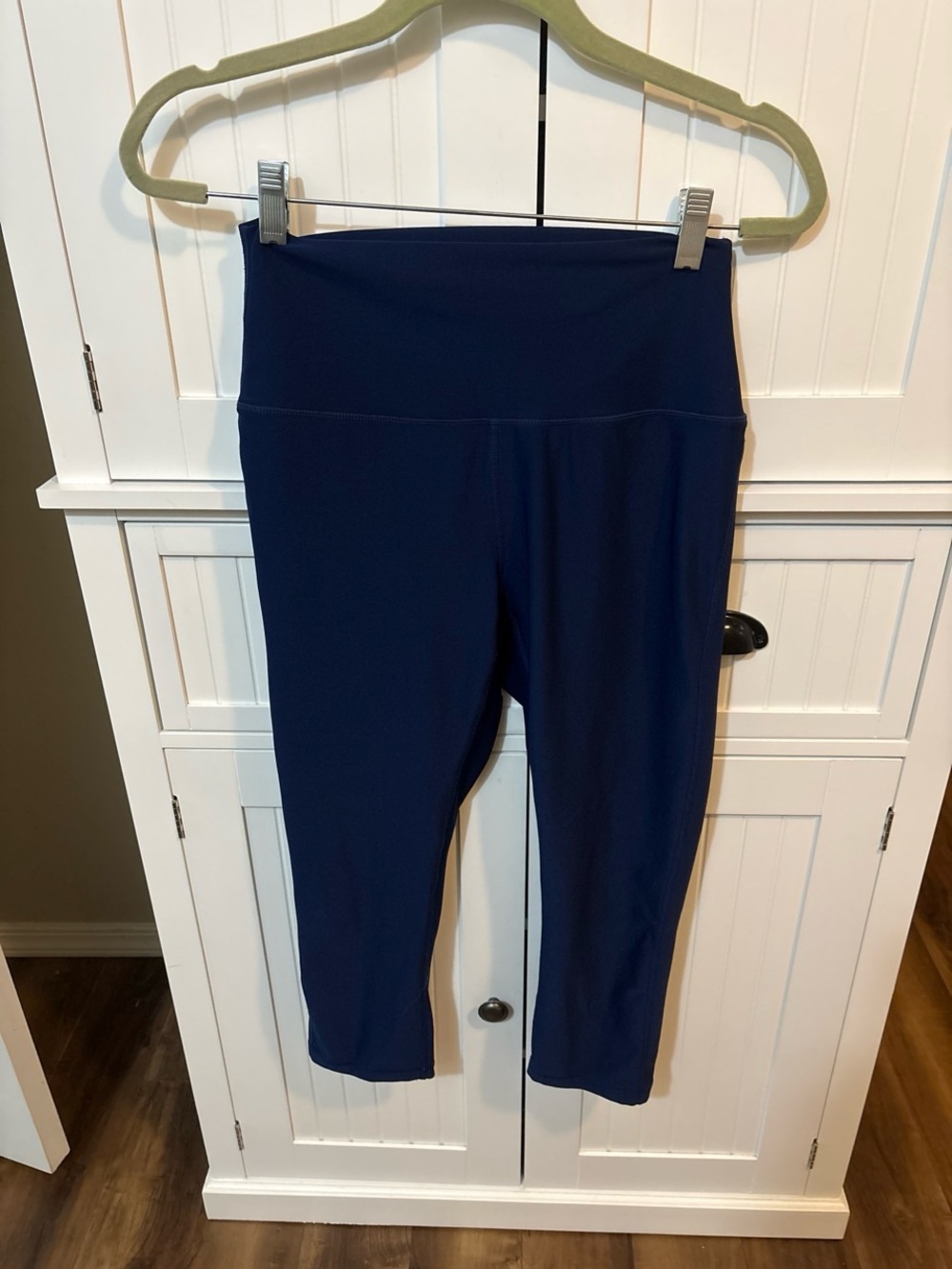 Tesla Navy High Rise Cropped Yoga Leggings Pilates Gymwear Fitness Running